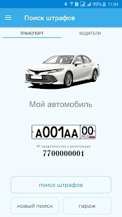 Штрафы ГИБДД с официальным фотоскриншотом